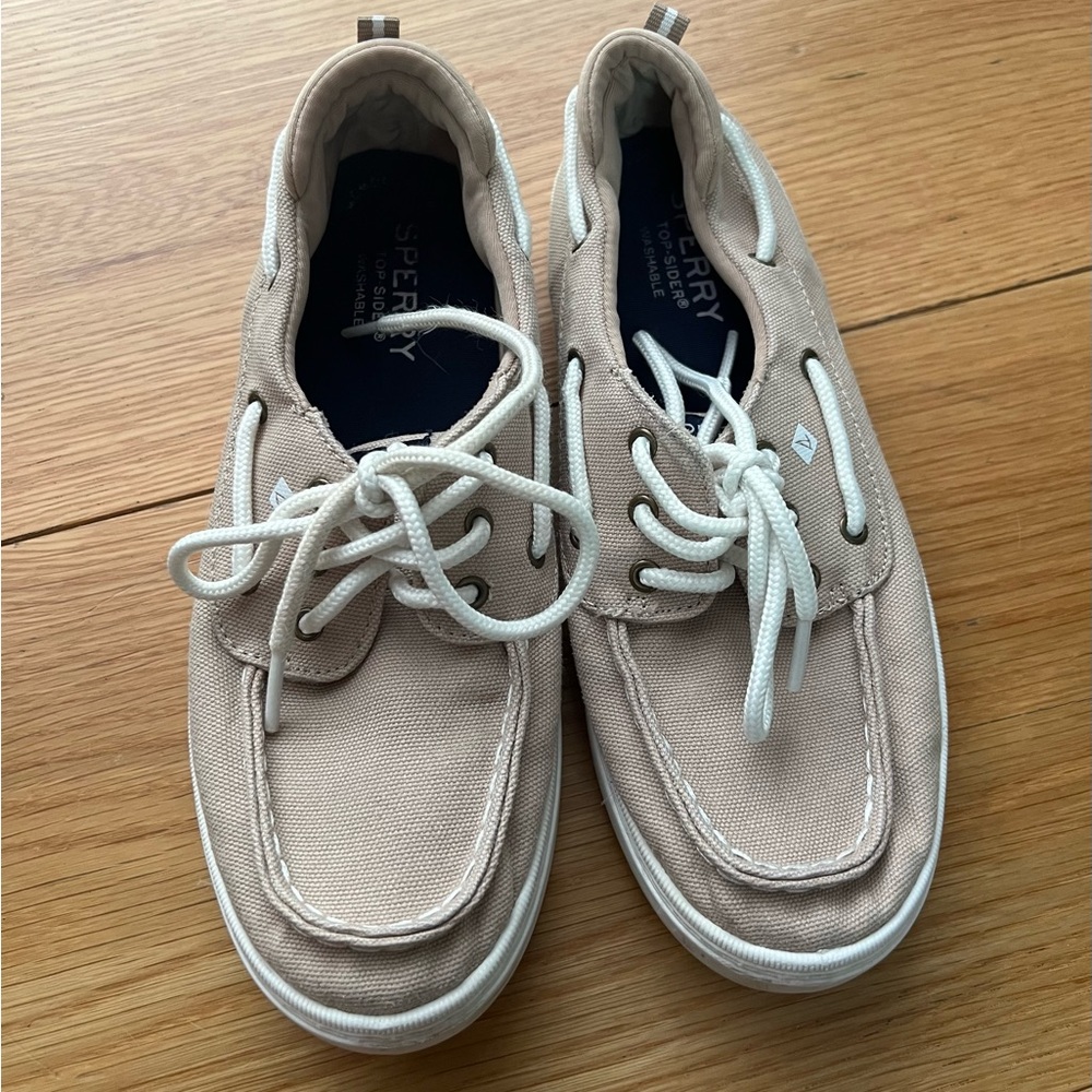 BOYS' SPERRY SEA KETCH BOAT SHOES Youth size 4